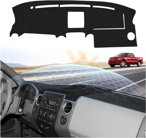 Vista 16 de Sunsdrew - Cubierta de salpicadero para Dodge Ram 1500 2500 3500 2010-2018