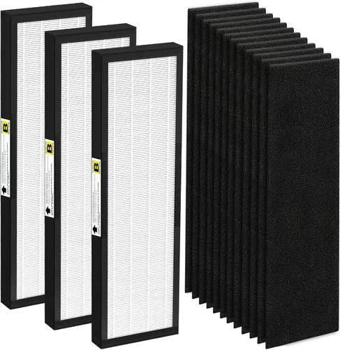 Vista 11 de Paquete de 4 filtros HEPA FLT4825 B de repuesto para purificadores de aire G-Guardian AC4825 AC4300 AC4800 AC4900 AC4850 AC4825E, 4 filtros