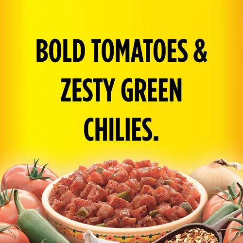 Vista 4 de RO*TEL Chili Fixin's - Tomates en dados sazonados y chiles verdes, 10 onzas
