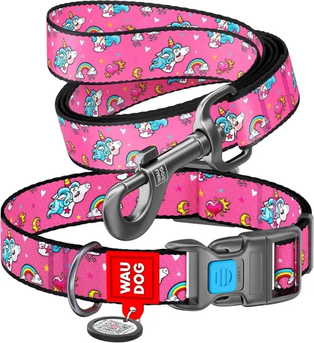 Vista 14 de WAUDOG Collar de nailon para perros – Collar ajustable para perros grandes, pequeños y medianos – Collares de cachorros para perros de razas grandes