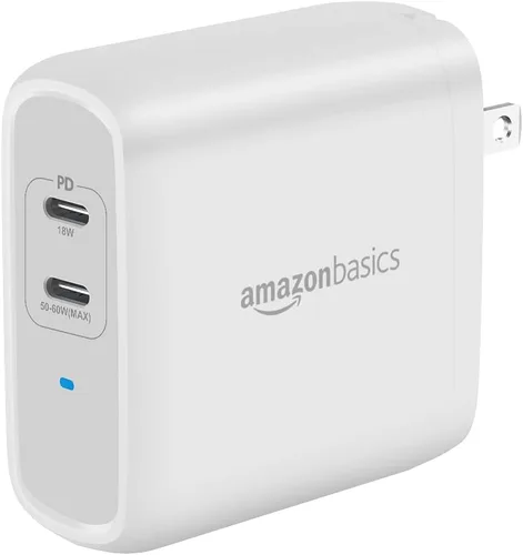 Vista 10 de Amazon Basics Cargador de pared USB-C GaN de 30W de un puerto con Power Delivery PD para tabletas y teléfonos