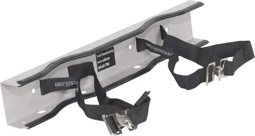 Vista 3 de Vestil CB-W-2S Soporte de pared para 2 cilindros, acero, plata
