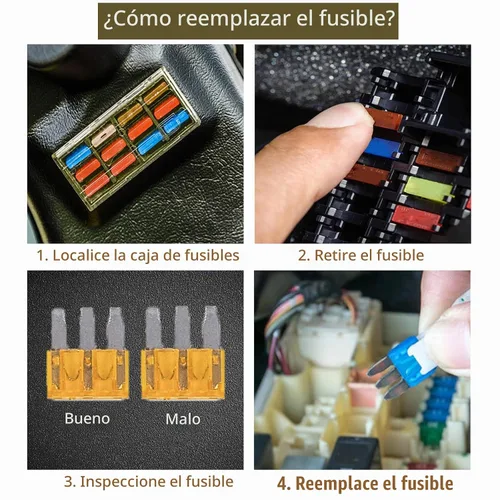 Vista 4 de Fusible Micro3, 5 amperios, 7.5 amperios, 10 amperios, fusible de 15 amperios, aplicable al mantenimiento, reemplazo del automóvil (24 piezas)