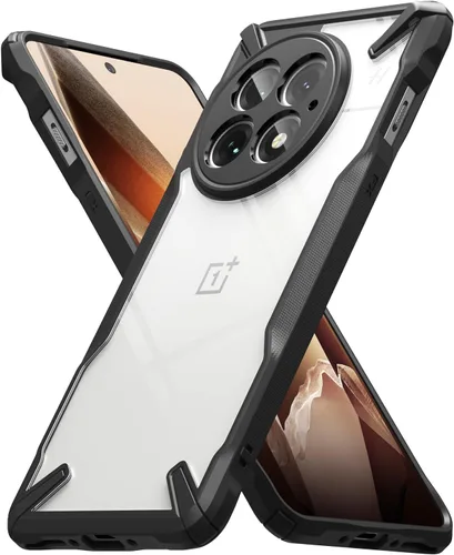 Vista 14 de Ringke Fusion-X [Recortes precisos para lentes de cámara] Compatible con OnePlus 12, parachoques aumentado, parte trasera dura, resistente, funda