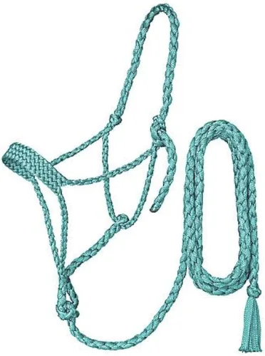 Vista 9 de Tough 1 Mule Tape Halter con plomo de 10 pies