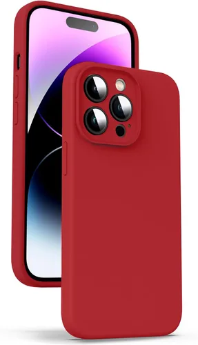 Vista 45 de Supdeal Funda de silicona líquida para iPhone Air - [Protección total para la cámara] [Forro de microfibra suave antiarañazos] Funda de teléfono
