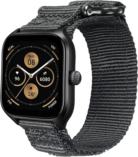 Vista 7 de Correas de reloj compatibles con Amazfit, correa deportiva de nailon resistente con diseño de bucle tejido para Amazfit GTS 4/4 Mini/3/2/2e/2 mini