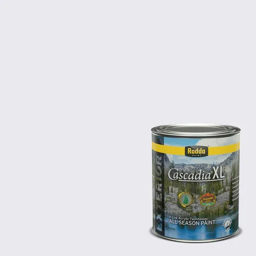Vista 176 de Rodda Paint CASCADIA XL Pintura e imprimación de satén exterior en uno, cuarto de galón, bikini lavanda