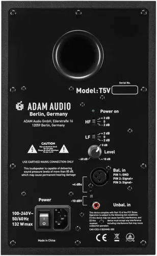 Vista 8 de ADAM Audio Paquete de monitor de estudio alimentado de 5 pulgadas T5V