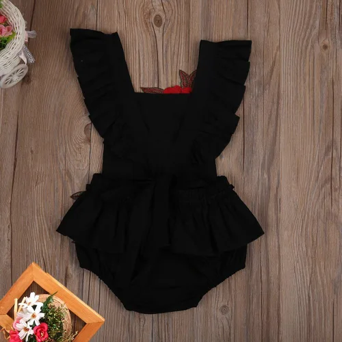 Vista 7 de Enterizo para bebés y niñas recién nacidas, ropa floral para niños, traje de verano