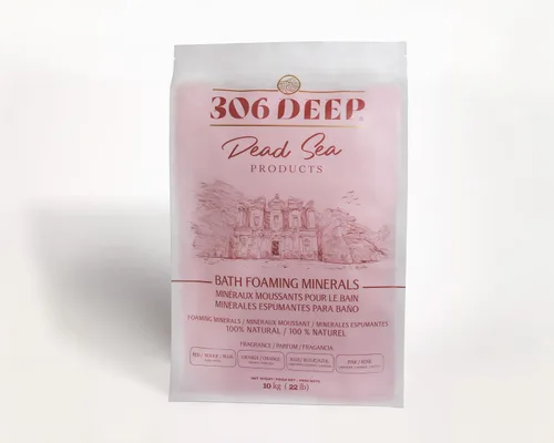 Vista 7 de 306 sales de baño de aguas muertas profundas minerales espumantes – Mineral grueso naranja del mar muerto para remojar con aceites esenciales