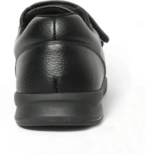 Vista 5 de YOJANEO Zapatos para diabéticos para hombres, zapatos de vestir de ancho ancho ajustable, zapatos de velcro para diabéticos, edema para fascitis