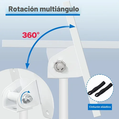 Vista 3 de Soporte para proyector, soporte para laptop de 22 a 55 pulgadas, trípode para proyector con soporte para teléfono, trípode para proyector