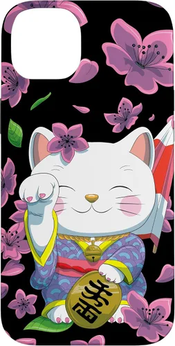 Vista 15 de Funda para iPhone 13 Pro Max Japanese Maneki Neko Lucky Cat