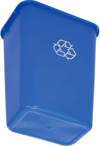 Vista 4 de Global Industrial Plástico Reciclaje Papelera, 41-1/4 Qt., Azul