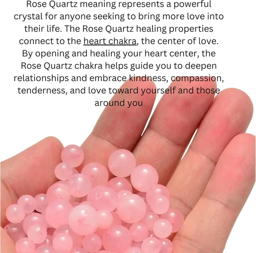 Vista 4 de Pulsera de cuentas de cuarzo rosa natural AAA para hombre, pulsera elástica para mujer, pulsera elástica (oro de cuarzo rosa)