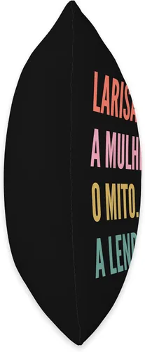 Vista 2 de Funny Portuguese First Name Design - Larisa Throw Pillow