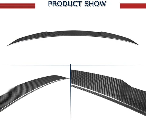 Vista 5 de Alerón de maletero de fibra de carbono real para BMW Serie 4 G26 I4 2021-2026