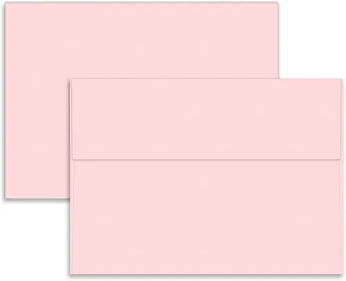 Vista 7 de Paquete de 50 sobres de 4 x 6 pulgadas para invitación, sobres A6 autosellantes para tarjetas, fotos, bodas, cumpleaños, fiestas, baby shower