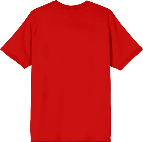 Vista 3 de Sonic Frontiers Videogame Knuckles The Echidna - Camiseta de manga corta para hombre, color rojo