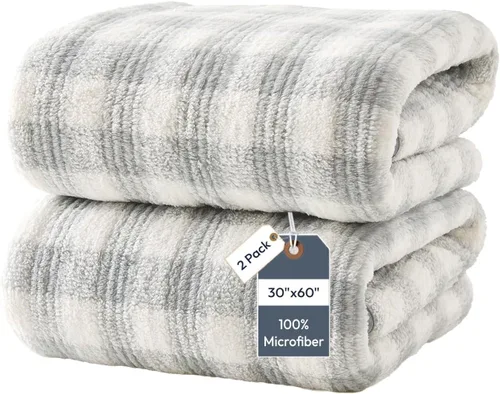 Vista 107 de JML - Toallas de baño de microfibra de gran tamaño (30 x 60 pulgadas), suaves, súper absorbentes y de secado rápido, multiusos para deportes