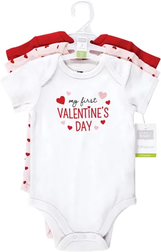 Vista 133 de Hudson Baby baby-girls Cotton Bodysuits 3-pack