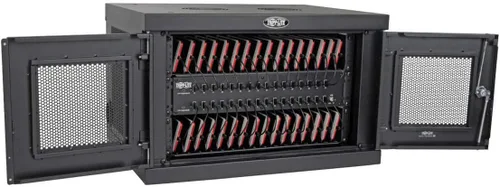 Vista 3 de TRIPP LITE Estación de almacenamiento de carga USB de 32 puertos Sincronización de teléfonos inteligentes para teléfonos celulares (CSD32USB)
