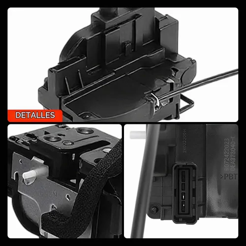 Vista 9 de A-Premium Actuador de pestillo de cerradura de puerta compatible con Nissan Titan 2004-2014 Crew Cab Pickup, lado trasero izquierdo del conductor