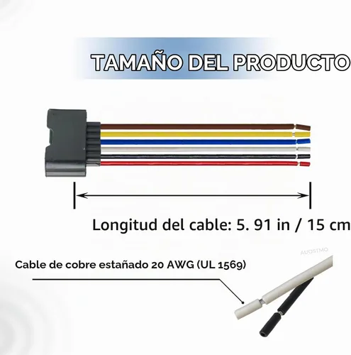 Vista 4 de Arnés de conector de sensor de flujo de aire masivo (MAF), OE 22680-7S000 S2822, compatible con Nissan 350Z 370Z Altima Maxima Murano Rogue Frontier