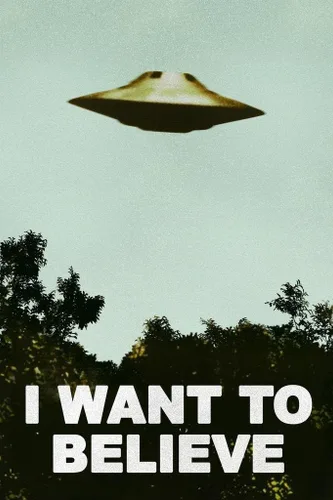Vista 7 de Póster fotográfico con texto en inglés "I Want to Believe" (Quiero creer en el programa de televisión OVNI Flying On Earth), de ciencia ficción