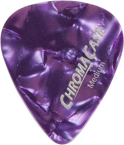 Vista 6 de Chromacast Pearl púas de celuloide para guitarra
