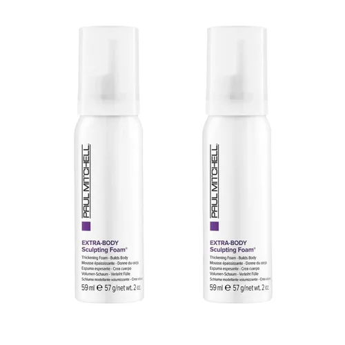 Vista 13 de Paul Mitchell Extra-Body Sculpting Foam, Adds Fullness, Touchable Finish, For Fine Hair