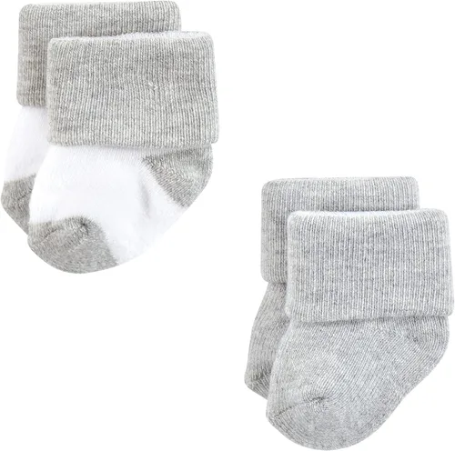 Vista 8 de Hudson Baby Baby Girls' Cotton Rich Newborn and Terry Socks