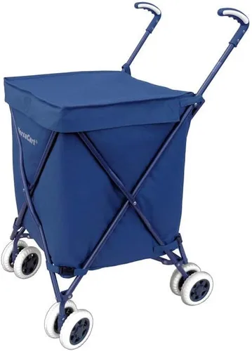 Vista 2 de Carrito de compra plegable – Versacart Transit Utility Cart – Transporta hasta 120 libras (resistente al agua, lona resistente)