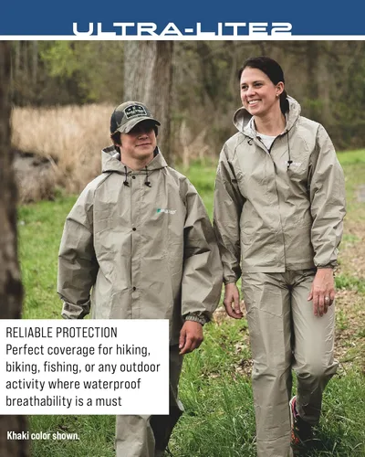 Vista 6 de FROGG TOGGS Ultra-Lite2 - Traje de lluvia impermeable y transpirable para mujer
