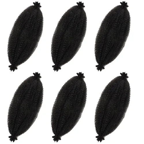 Vista 24 de Cabello para trenzar de 10 pulgadas para locs suaves sintéticos, trenzas de ganchillo Passion Spring Cuban Twist Hair Butterfly Loc Marley Twist