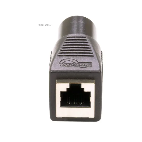 Vista 3 de CPoint XLR RJ45 - Adaptador CPoint XLR RJ45 Ethernet a DMX512, convertidor de cable hembra de 3 pines, XLRJ45-3F