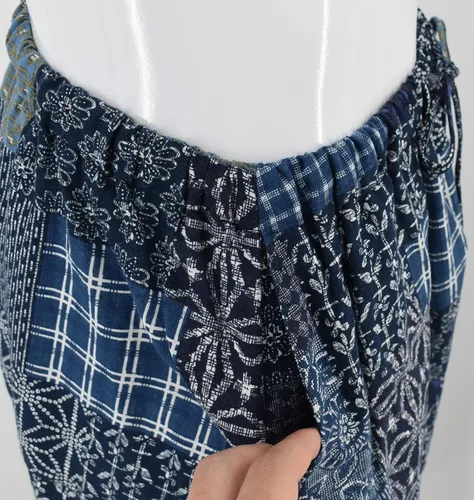 Vista 3 de perdontoo Men's Hippie Harem Pants Cotton Boho Yoga Baggy Drop Crotch Trouser
