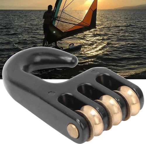 Vista 7 de 1 gancho de polea de windsurf de aleación de aluminio de 4.06 oz, gancho universal para polea de aparejo de windsurf, accesorios de windsurf
