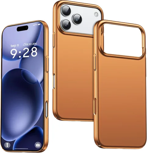 Vista 22 de GRECAZO Funda delgada para iPhone 16 Pro Max, ultra fina, color negro
