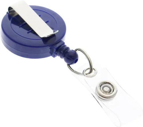 Vista 5 de Paquete de 25 carretes retráctiles de alta calidad para identificación y tarjeta de identificación con clip de metal seguro para cinturón y tirador
