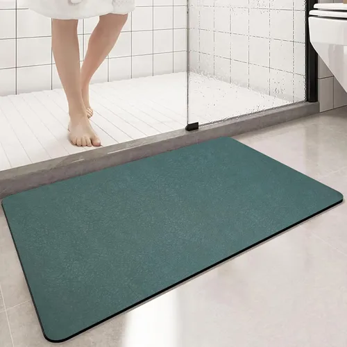 Vista 20 de Tierra de Diatomeas Tapete de Baño Alfombras de Baño Súper Absorbente Secado Rápido Antideslizante Tapete de Baño Delgado Tapetes de Piso de Baño
