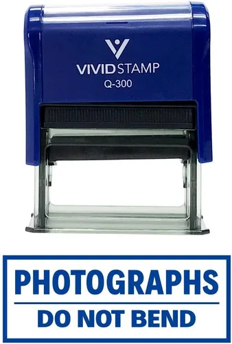 Vista 10 de Sello de goma autoentintado para fotografías (tinta negra) - Mediano