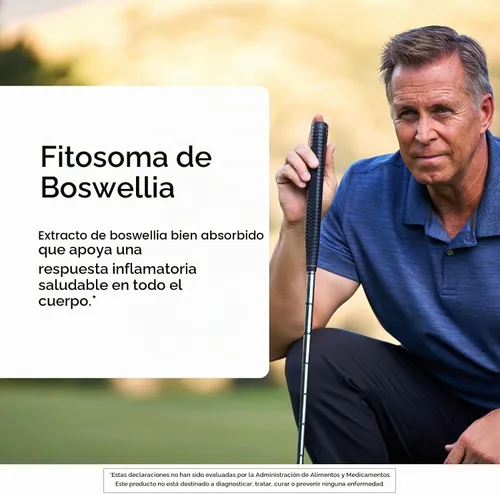 Vista 3 de THORNE - Boswellia Phytosome - Suplemento de Incienso Indio (Extracto de Boswellia) - 60 Cápsulas