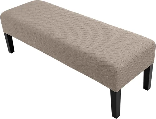 Vista 41 de SearchI Funda para banco de comedor, fundas largas elásticas y lavables para asiento de banco de banco rectangular, para comedor, sala de estar Flor