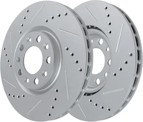 Vista 286 de Detroit Axle - Rotores de freno delantero para 04-13 Mazda 3 Rotores de frenos de disco 06-15 Mazda 5 Reemplazo: Rotor regular delantero de 11.81