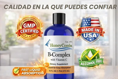 Vista 5 de Complejo B líquido con Vit-C, 16oz