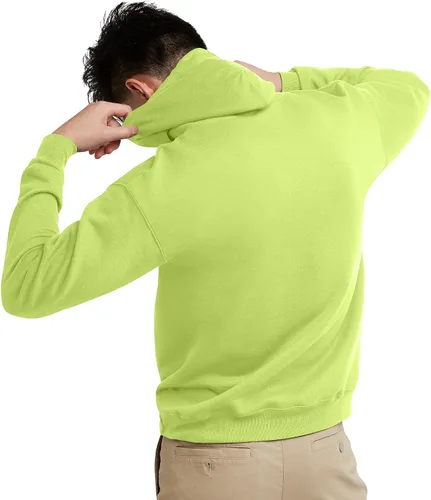 Vista 2 de Hanes mens Ecosmart Hoodie, Midweight Fleece Sweatshirt, Pullover Hooded Sweatshirt for Men