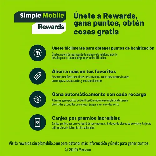 Vista 6 de Simple Mobile, TCL 50 XE 5G, 128 GB (conectado al móvil simple)