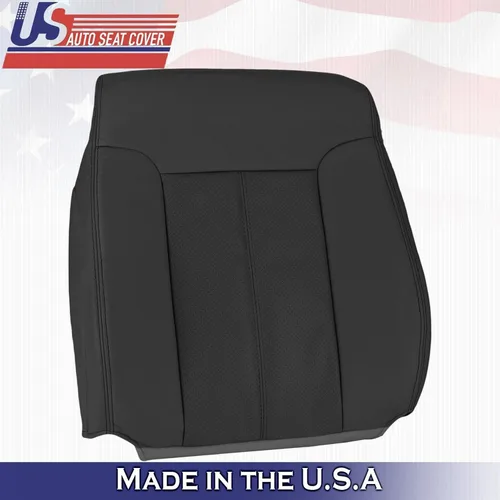 Vista 7 de U.S.AutoSeatCover 2013 2014 para Ford F450 F550 Lariat conductor pasajero superior cuero Seat Covers BLK